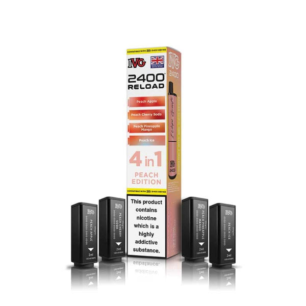 IVG 2400 Reload - Peach Edition 4pk