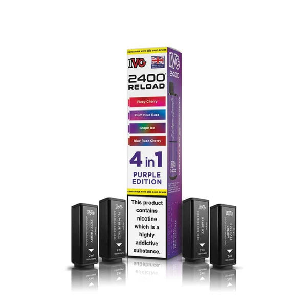 IVG 2400 Reload - Purple Edition 4pk