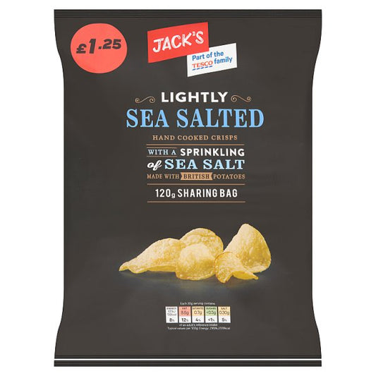 Jack's Sea Salted Crisps (120g)