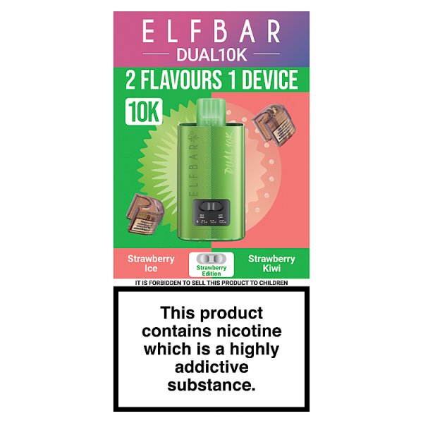 Elfbar Dual 10K - Strawberry Edition (Kit)