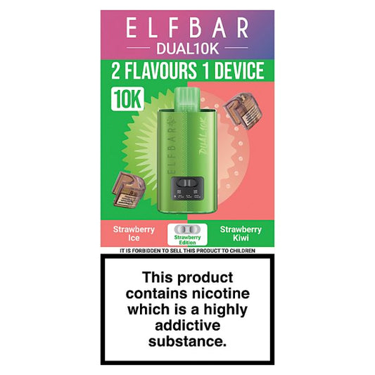 Elfbar Dual 10K - Strawberry Edition (Kit)