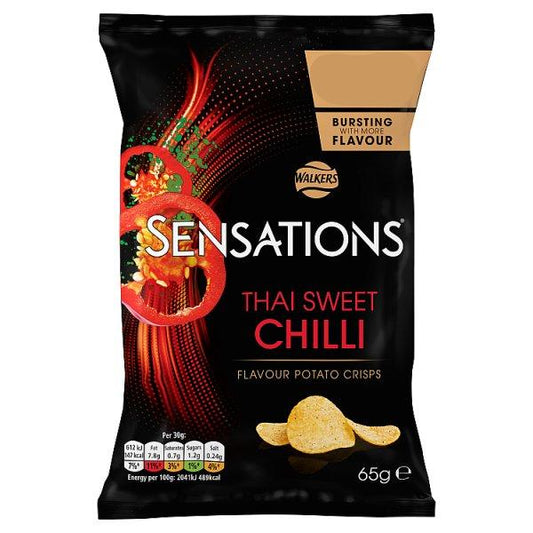 Walkers Crisps Sensations Thai Sweet Chilli (65g)