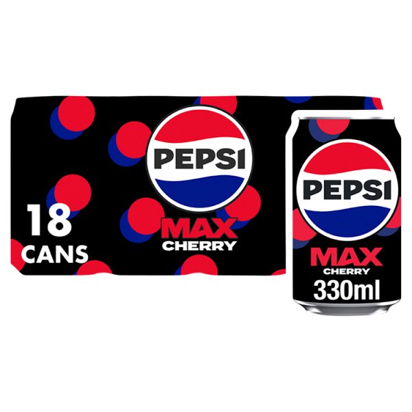 Pepsi Max Cherry 18pk Cans (330ml)