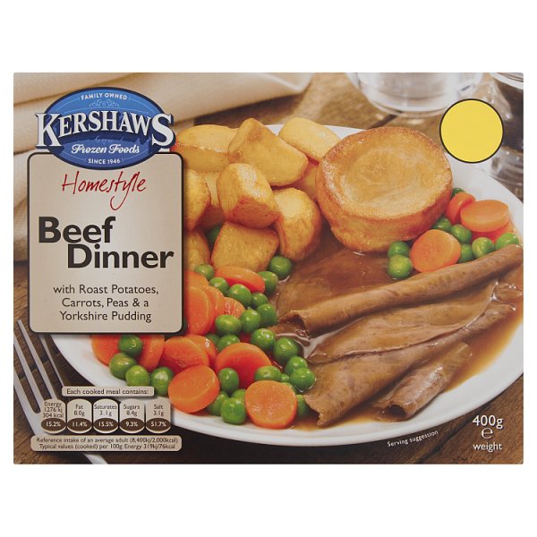 Kershaws Homestyle Beef Dinner (400g)