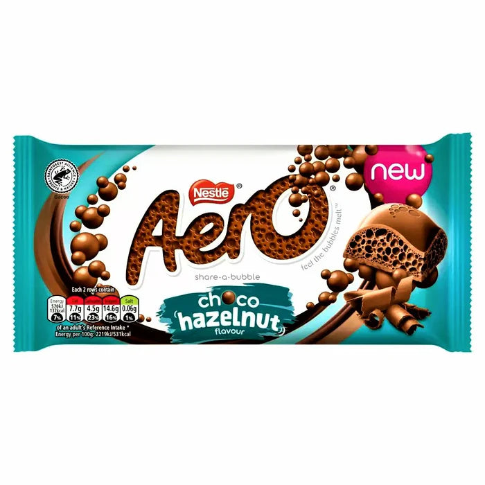 Aero Hazelnut Sharing Bar (90g)