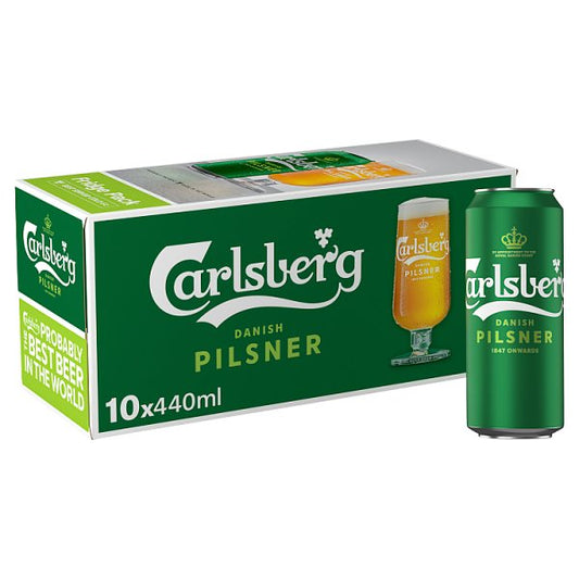 Carlsberg Pilsner 10pk Cans (440ml)