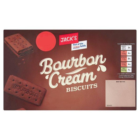 Jack's Bourbon Cream Biscuits (400g)