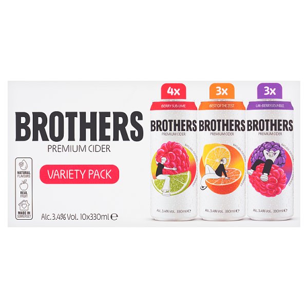 Brothers Variety 10pk Cans (330ml)