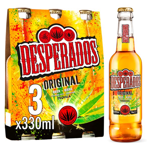 Desperados 3pk Bottles (330ml)