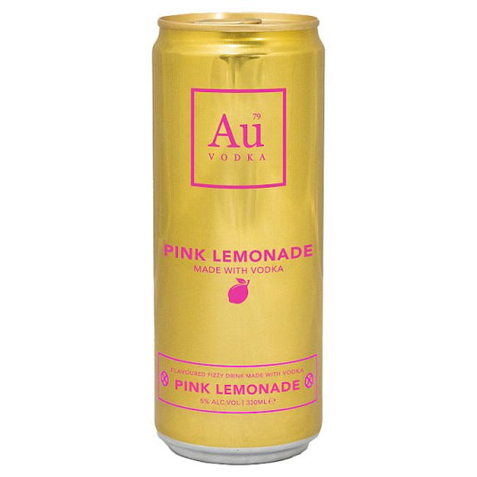 Au Vodka Pink Lemonade Can (330ml)