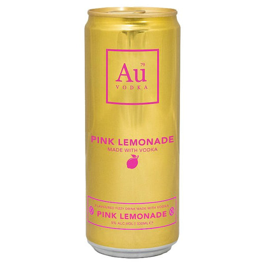 Au Vodka Pink Lemonade Can (330ml)