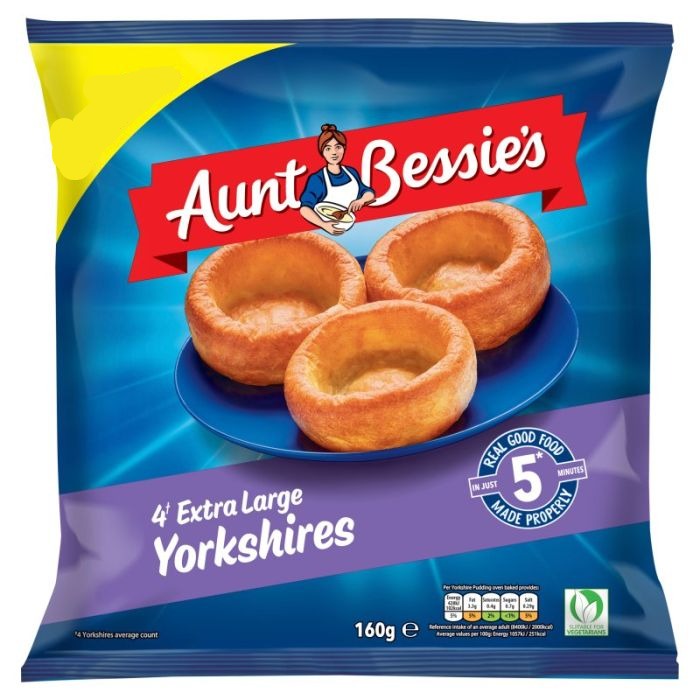 Aunt Bessie's 4 extra large Yorkshires