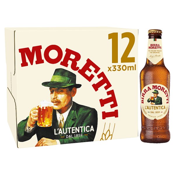 Birra Moretti 12pk Bottles (330ml)