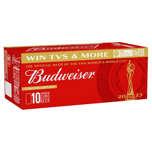 Budweiser 10pk Cans (440ml)