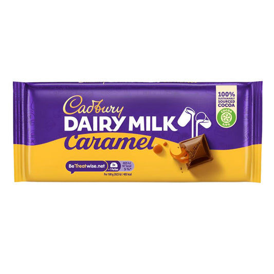 Dairy Milk Caramel Block Bar (120g)