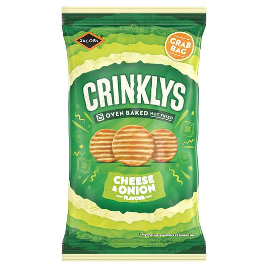 Jacob's Crinklys Cheese & Onion Grab Bag (45g)