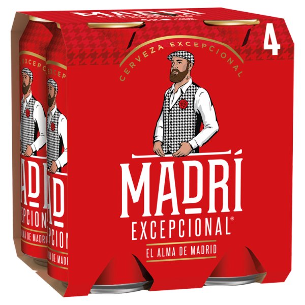 Madri Lager 4pk Cans (440ml)