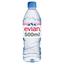 evian Still Natural Mineral Water (500ml)