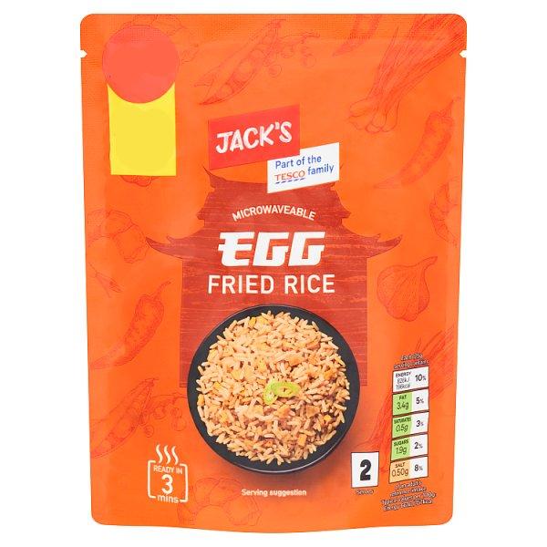 Jack's Microwaveable Egg Fried Rice (250g)