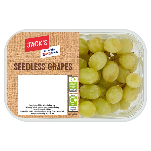 Green Seedless Grapes 500g