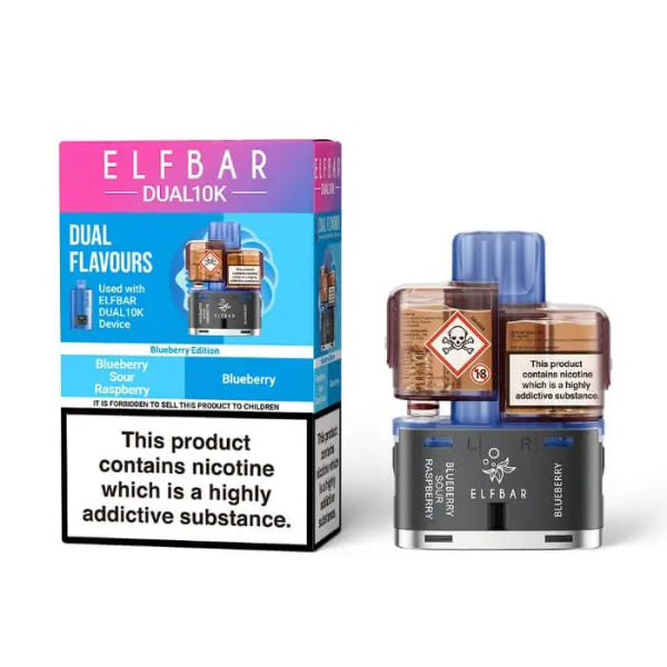 Elfbar Dual 10K Refill - Blueberry