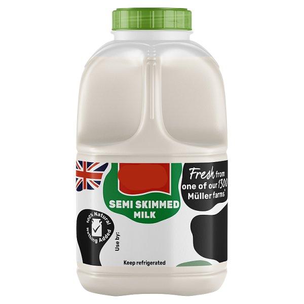 Semi Skimmed Milk 1 Pint (568ml)