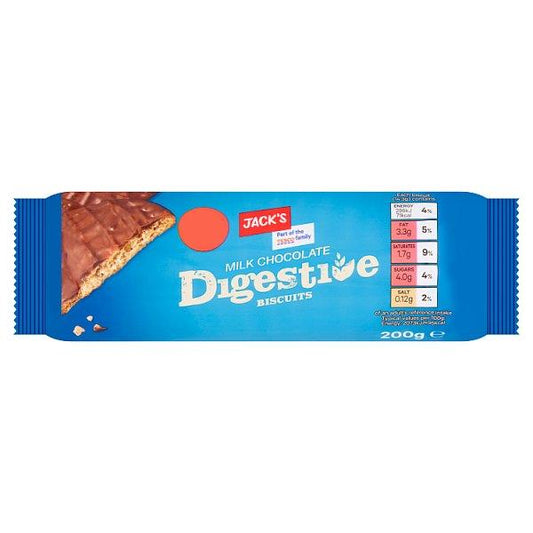 Jack's Milk Chocolate Digestive Biscuits (200g)