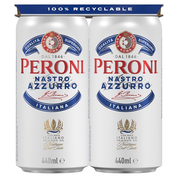 Peroni 4pk Cans (440ml)