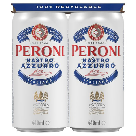 Peroni 4pk Cans (440ml)