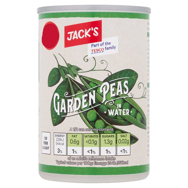 Jack's Garden Peas in Water (300g)