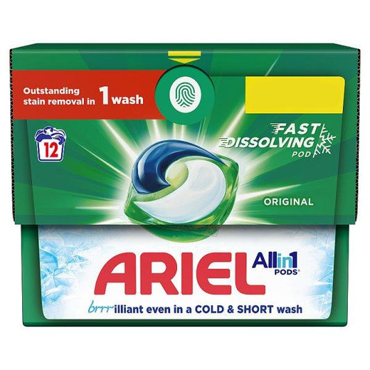 Ariel All-in-1 PODS Washing Capsules 12 Washes