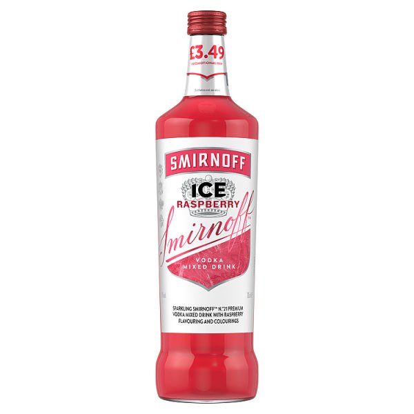 Smirnoff Ice Raspberry Bottle (70cl)