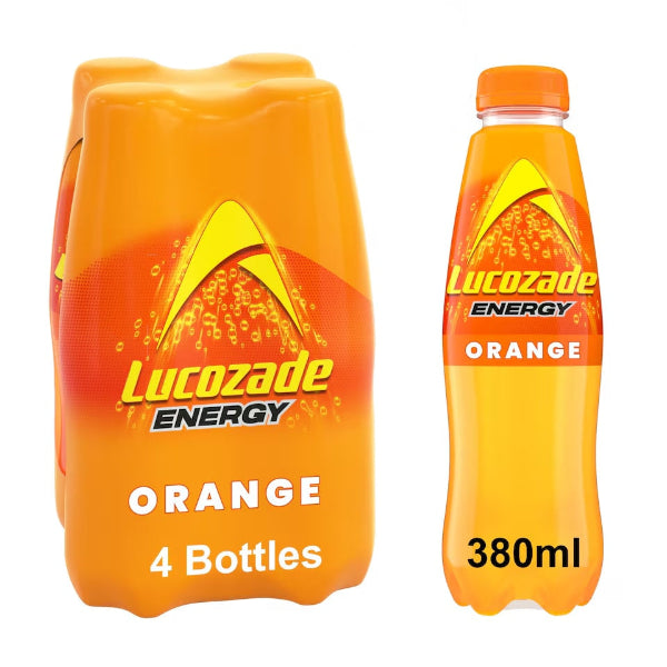 Lucozade Orange 4pk (380ml)