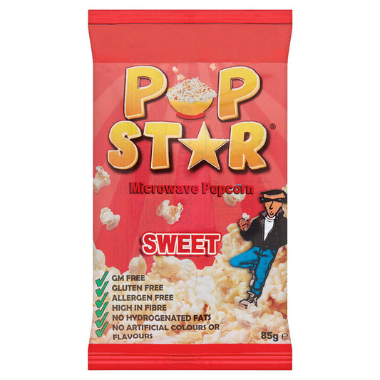 Pop Star Microwave Popcorn Sweet (85g)