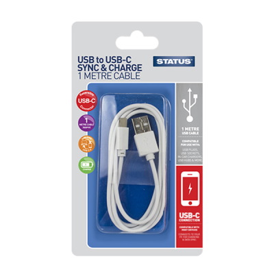 STATUS 1m USB Type-C Charging Cable