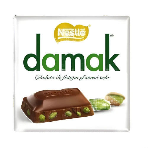 Damak Milk Choc with Pistacio (60g)