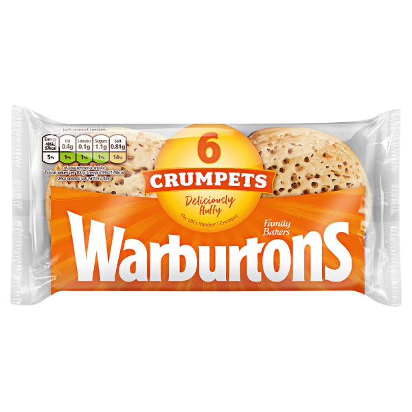 Warburtons 6 Crumpets